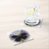 Paarse en witte paniek kartonnen onderzetters (Insitu)