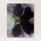 Paarse en witte paniek legpuzzel (Verticaal)