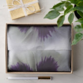 Paarse en witte paniek tissuepapier (Geschenk)