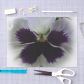Paarse en witte paniek tissuepapier (Craft)