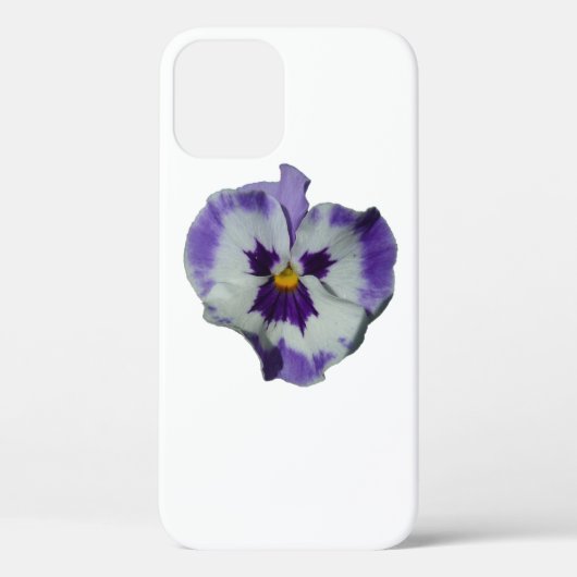 Paarse en witte pansieën, kleurrijke Floral Case-Mate iPhone Case (Achterkant)