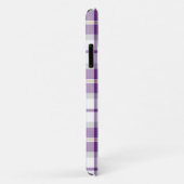 Paarse en witte patroonpatronen Case-Mate iPhone case (Achterkant/rechts)