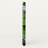 paarse en witte plant Case-Mate iPhone case (Achterkant / rechts)