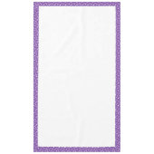 Paarse en witte poka Dots Tafelkleed (Voorkant)