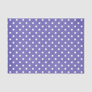 PAARSE EN WITTE POLKA DOTS TISSUEPAPIER