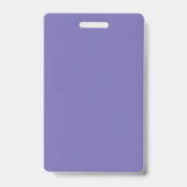 Paarse en Witte School Foto Docent Badge (Achterkant)