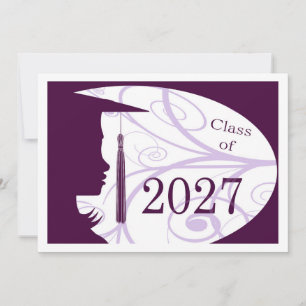 Paarse en Witte Silhouet 2027 Kaart