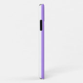 Paarse en witte snoepstrepen Case-Mate iPhone case (Achterkant/rechts)