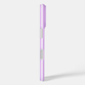 Paarse en witte snoepstrepen Case-Mate iPhone case (Achterkant / Rechts)