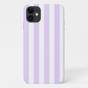 Paarse en witte snoepstrepen Case-Mate iPhone case