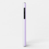 Paarse en witte snoepstrepen Case-Mate iPhone case (Achterkant/links)