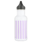 Paarse en witte snoepstrepen waterfles  (Links)