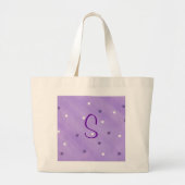 Paarse en witte sterren, Monogram canvas tassen sj (Voorkant)