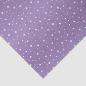 Paarse en witte sterren Tissuepapier (Detail)