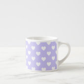 Paarse en Witte Stippenharten Espresso Kop (Rechts)