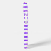 Paarse en witte streep Case-Mate iPhone case (Achterkant / Links)