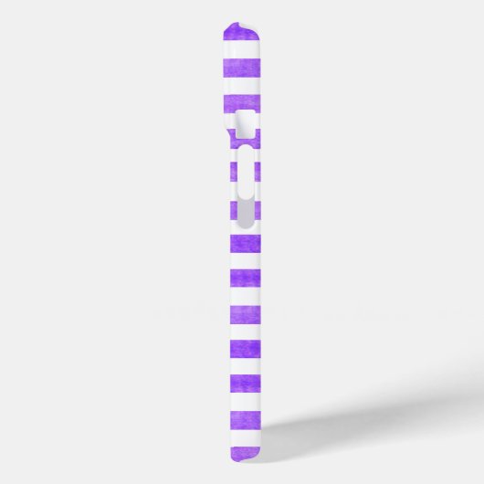 Paarse en witte streep Case-Mate iPhone case (Achterkant / Links)