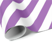 Paarse en witte strepen cadeaupapier (Rol Hoek)