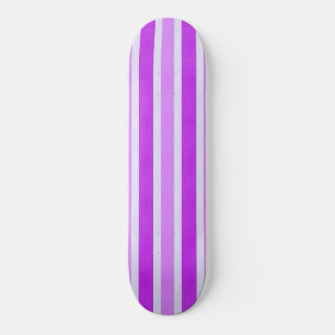 Paarse en witte strepen persoonlijk skateboard
