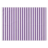 Paarse en witte strepen tafelkleed (Voorkant (Horizontaal))