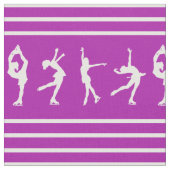 Paarse en witte streping stof (Close Up)