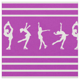 Paarse en witte streping stof