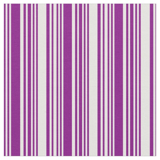 Paarse en witte strips stof (Close Up)