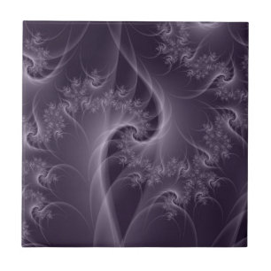 Paarse en witte tegel tegeltje