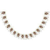 Paarse en witte Tulpen die een Bunting Party Banne Vlaggetjes (Alle)