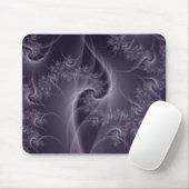 Paarse en witte Twist Muismat (Met muis)
