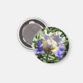 Paarse en witte vergulde irismagneet magneet (Voorkant / Achterkant)