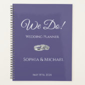 Paarse en witte - We Do-Wedding-Planner Planner (Voorkant)