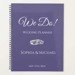 Paarse en witte - We Do-Wedding-Planner Planner