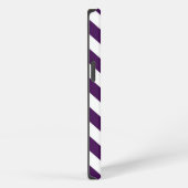 Paarse en witte zigzag iPhone hoesje (Rechterkant)