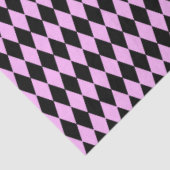 Paarse en Zilveren Bloemen Serie Design 4 Tissuepapier (Detail)