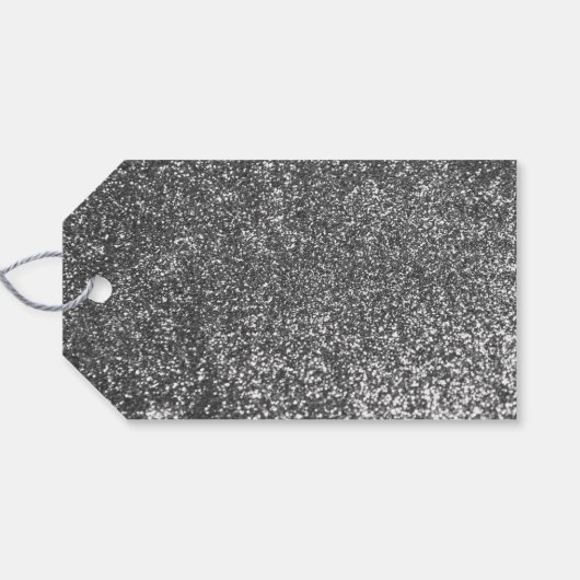 Paarse en Zilveren Bloemen Waterverf Bruiloft Cadeaulabel (Achterkant Horizontaal)