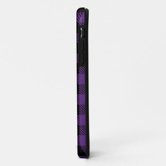 Paarse en zwarte buffelplaat Case-Mate iPhone case (Achterkant/links)