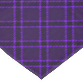 Paarse en zwarte buffelpleister, Schotse tartan Tafelkleed (Gekanteld)