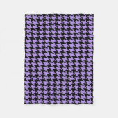  paarse en zwarte diepte fleece deken (Voorkant)