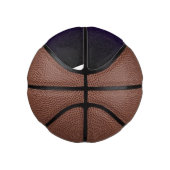 Paarse en zwarte glittergradiënt basketbal (Rechts)