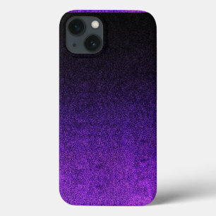 Paarse en zwarte glittergradiënt Case-Mate iPhone case
