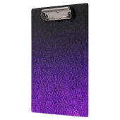 Paarse en zwarte glittergradiënt klembord (Links)