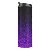 Paarse en zwarte glittergradiënt thermosbeker (Geroteerd rechts)