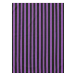 Paarse en zwarte heksenstrepen Halloween Patroon Tafelkleed