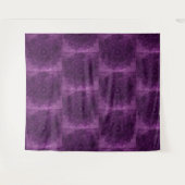 Paarse en zwarte Mandala wandtapijt Wandkleed (Voorkant (horizontaal))