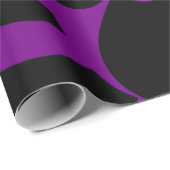Paarse en zwarte mod cadeaupapier (Rol Hoek)
