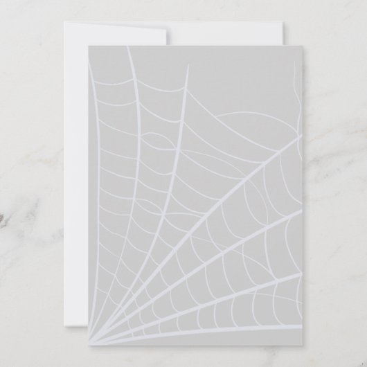 Paarse en zwarte Moody Dark Wedding Invitation Kaart (Achterkant)