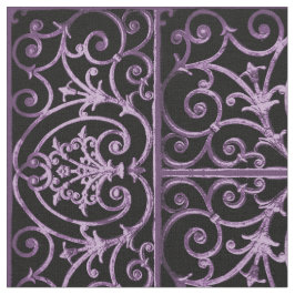 Paarse en zwarte rollen stof