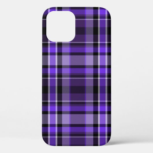 Paarse en zwarte spelden Case-Mate iPhone case (Achterkant)