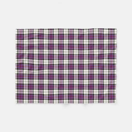 Paarse en zwarte spelden fleece deken (Voorkant (Horizontaal))